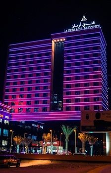 Hotel Front - Evening or Night